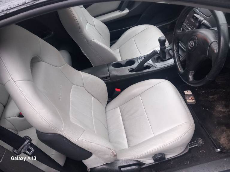 Toyota Celica White Leather Interior