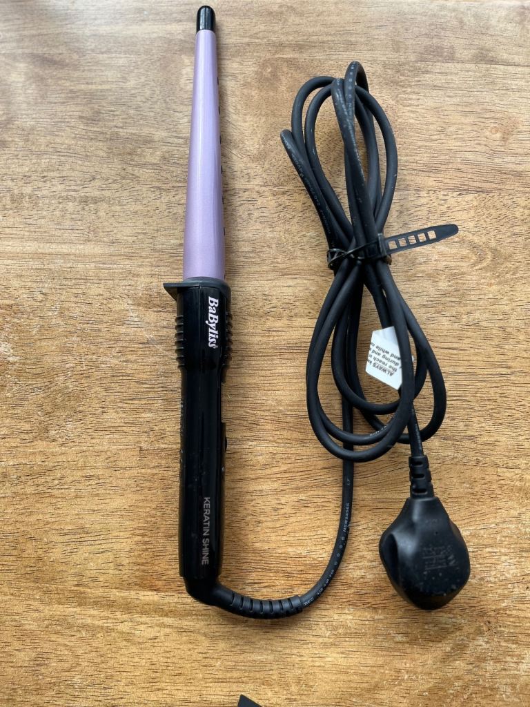 BaByliss wave curler keratin shine