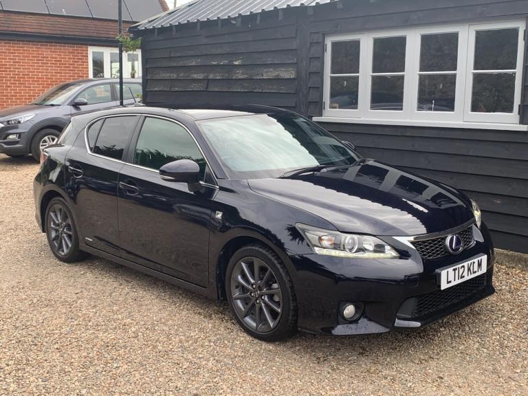 2012 Lexus CT 200h 1.8 F-Sport 5dr CVT Auto HATCHBACK PETROL/ELECTRIC Automatic