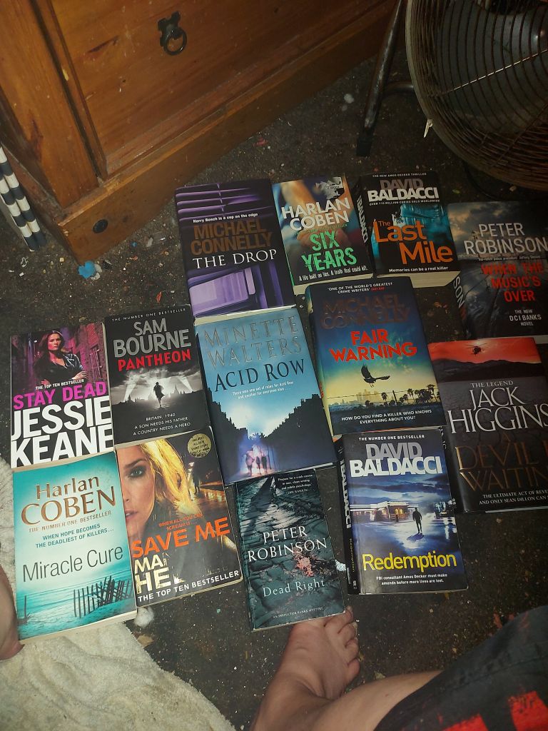 Job Lot of Thriller and Crime Fiction Books – Good Condition