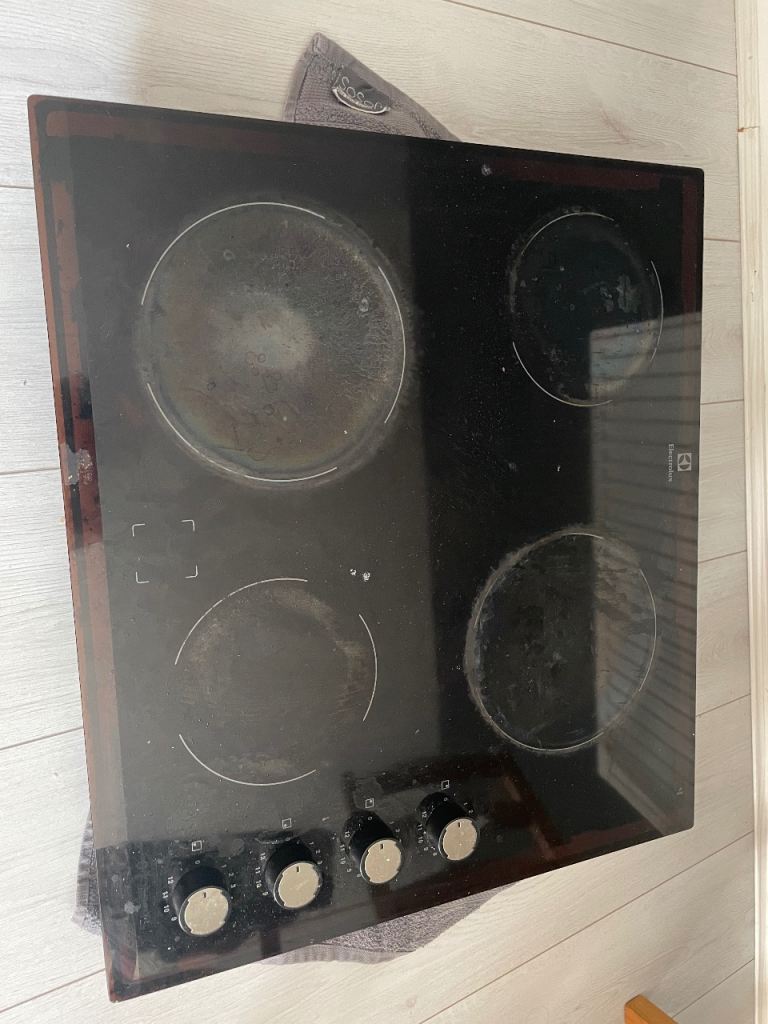Electrolux Black Electric Hob with 4 Rings