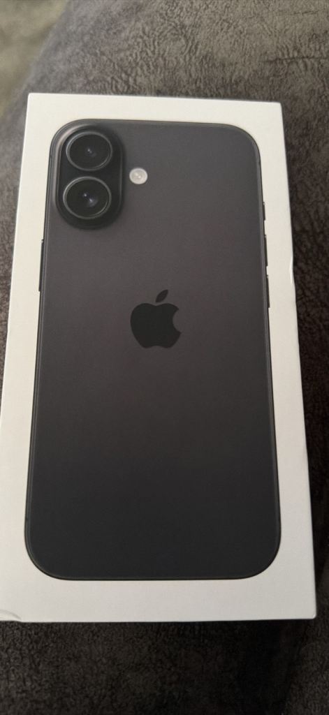 Apple iPhone 16 128GB - Black, Brand New in Box