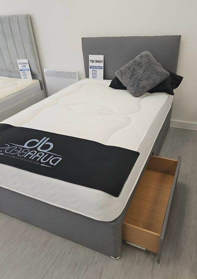 Divan Bed 4ft6 Double Size – Mattress + Headboard Included – Today’s Deal – COD 20% OFF