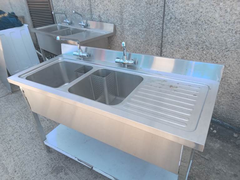 Catering equipment commercial stainless steel sinks basins potwash restaurant kitchen trailer items 
