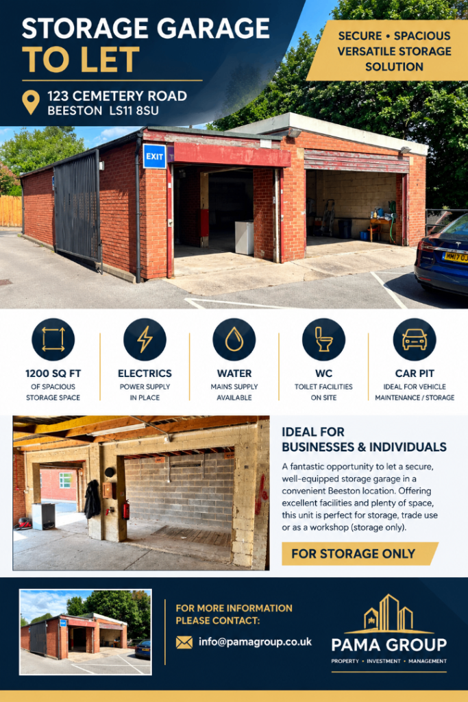 Garage / Storage Unit in LS11 8SU