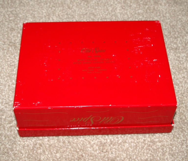 Vintage Old Spice Cardboard Box No. 3396