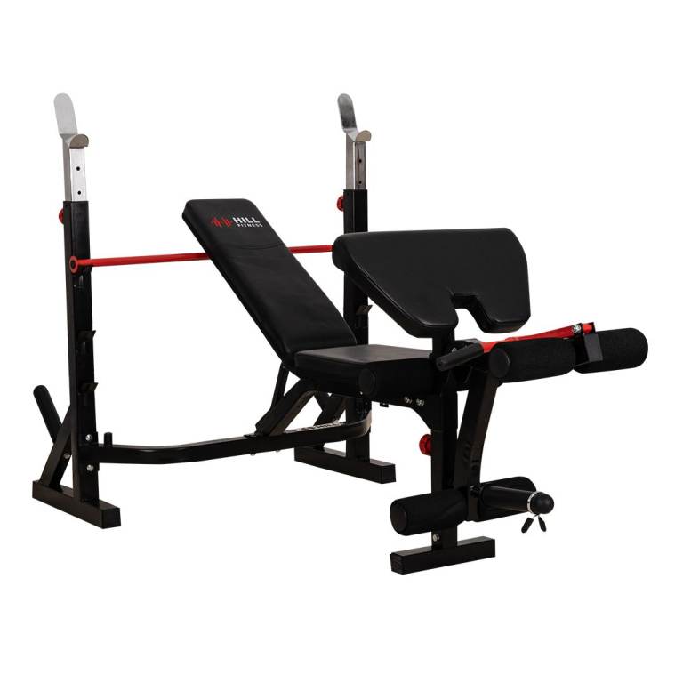*SALE* Athlete Series: Olympic Weights Bench with Preacher Curl / Leg Developer - Gym