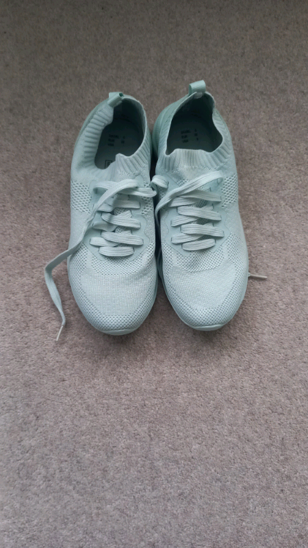 Primark mint trainers size 6