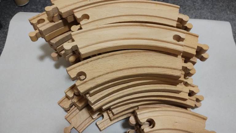 ELC wooden railway track parts