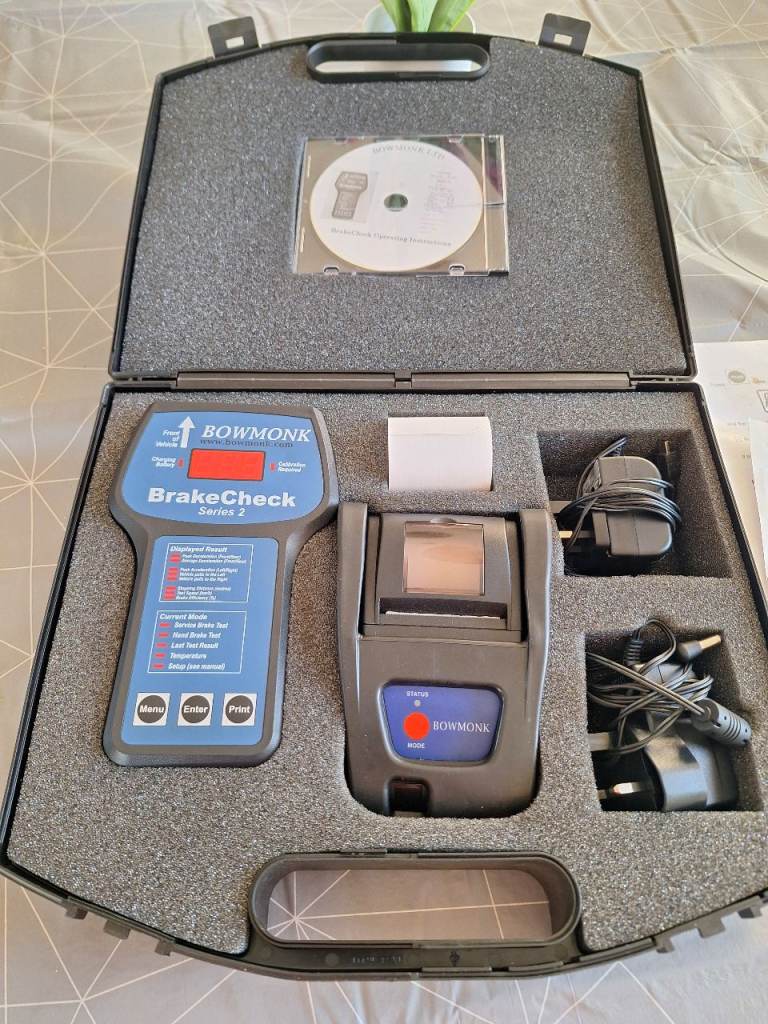 Bowmonk Brake Check, decelerometer 