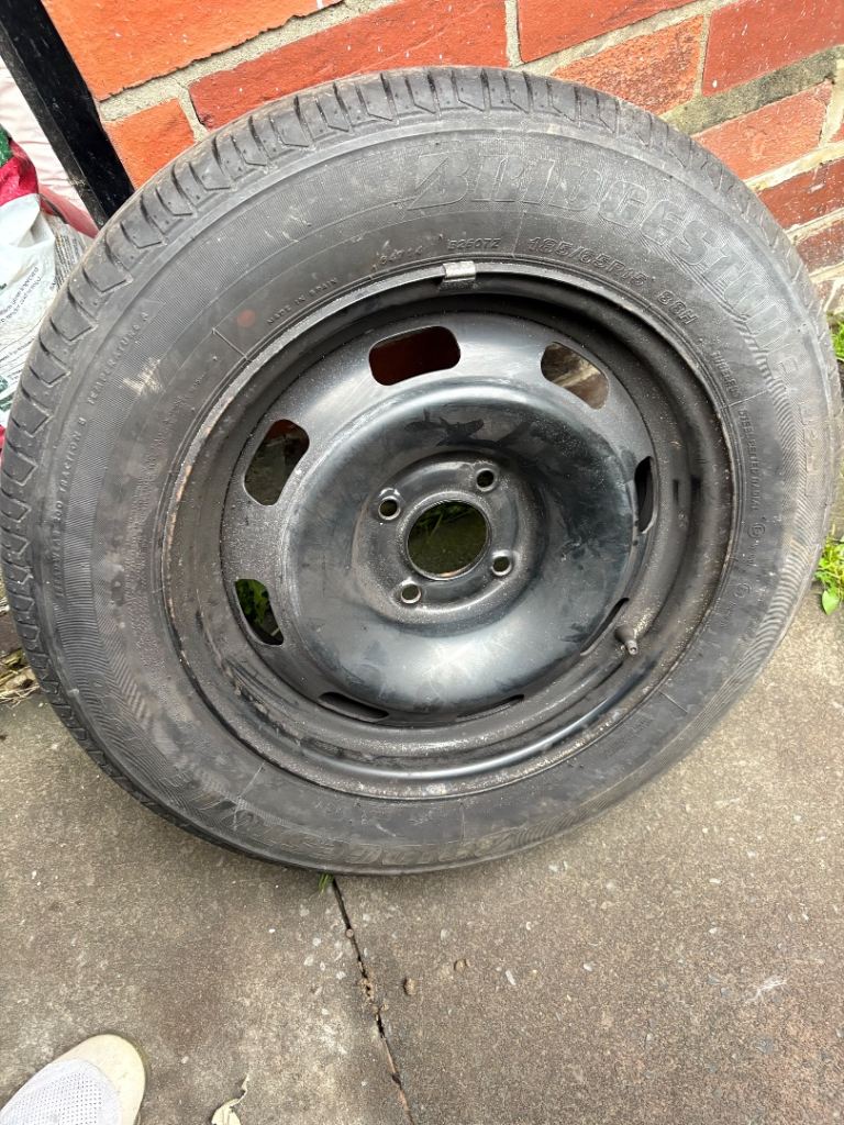 Spare Wheel with brand new Bridgestone tyre 