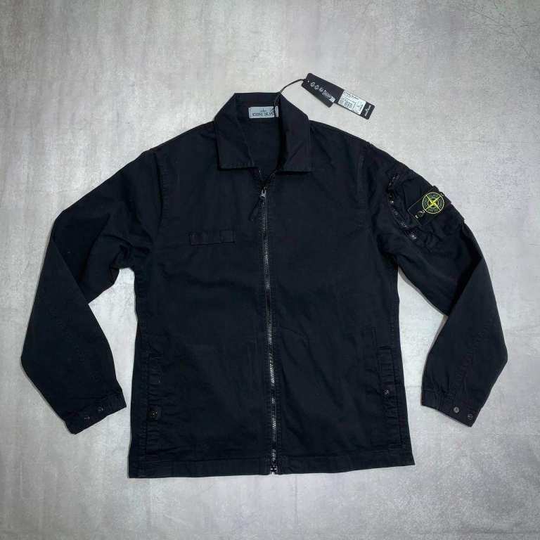Stone Island Black Cotton Jacket - New with Tags