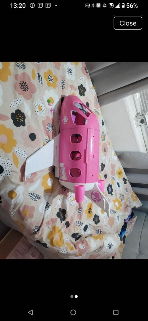 Pink Barbie plane – Good Condition
