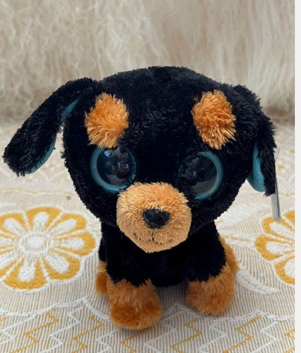 TY Beanie Boos Tuffy Dog Plush With Tags Rare Retired