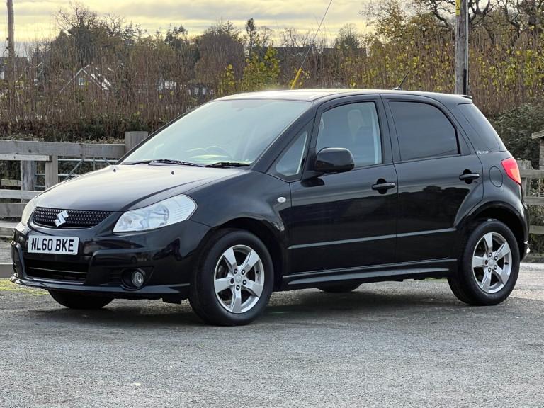2010 Suzuki SX4 1.6 Aerio 5dr Hpi Clear. Factory Black. New MOT HATCHBACK Petrol Manual