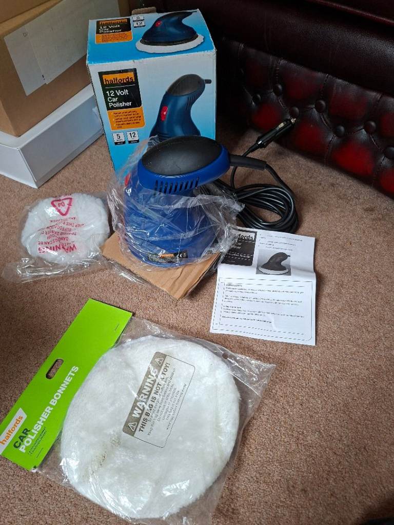 Halfords 12 volt car polisher 