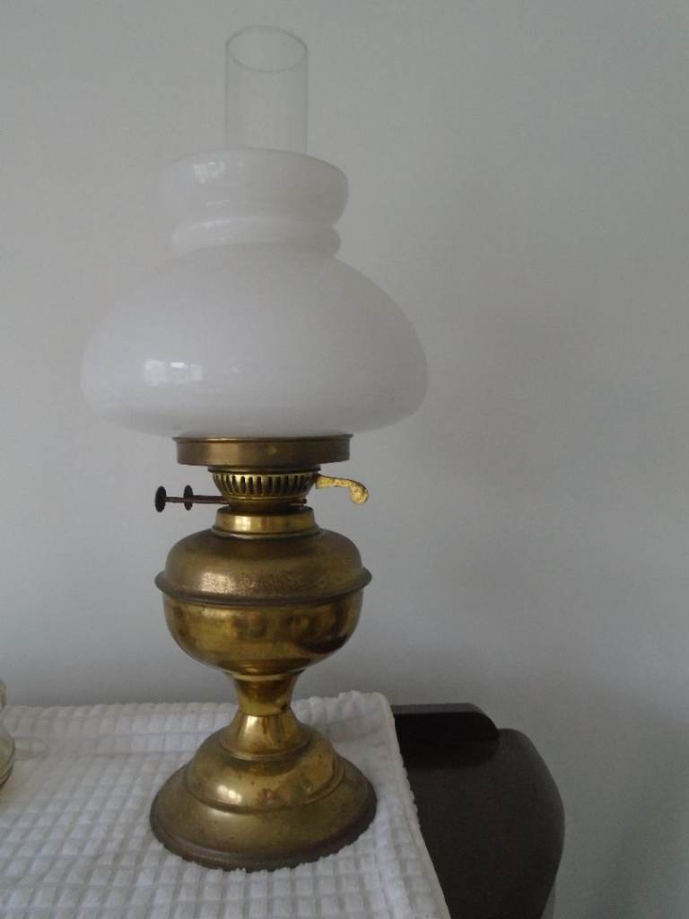 Vintage Brass Oil Lamps
