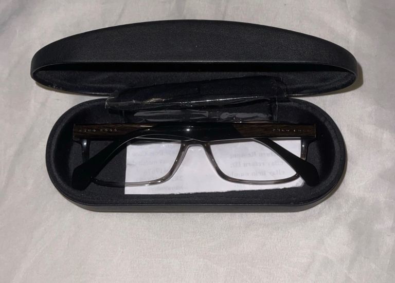 Hugo Boss 0914/N PZH 145 0640 HTC Black Wayfarer Men’s Glasses Frame Ex Display