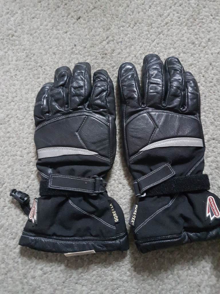 Hein Gericke Goretex motorcycle gloves size L