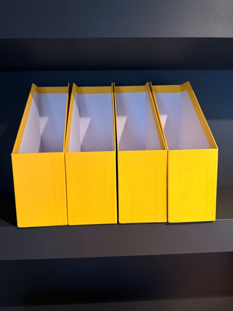 4 Habitat Garner yellow magazine files