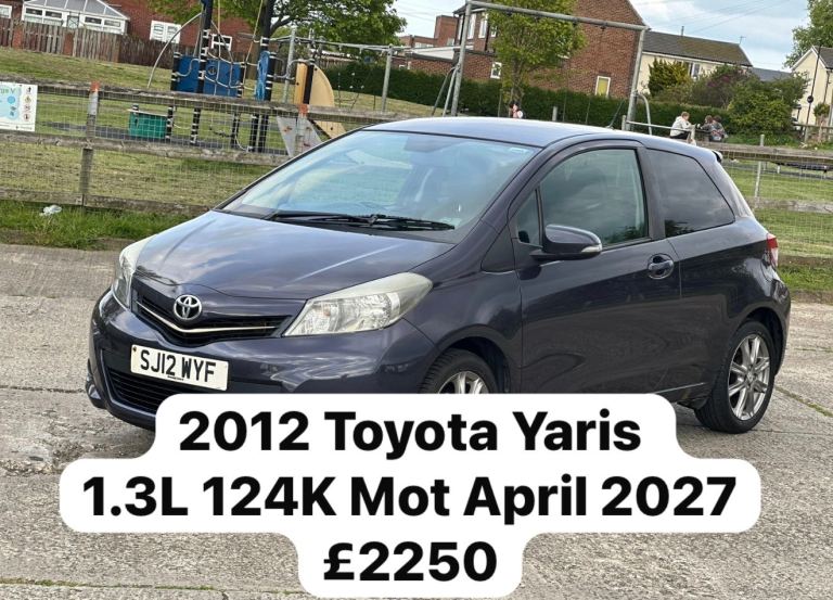 Toyota Yaris 1.3L MOT April 27 124K Reverse Camera Cheap Tax 3 Door – Reliable & Affordable 