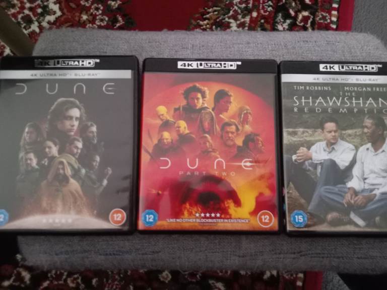 4k UHD Blurays for sale