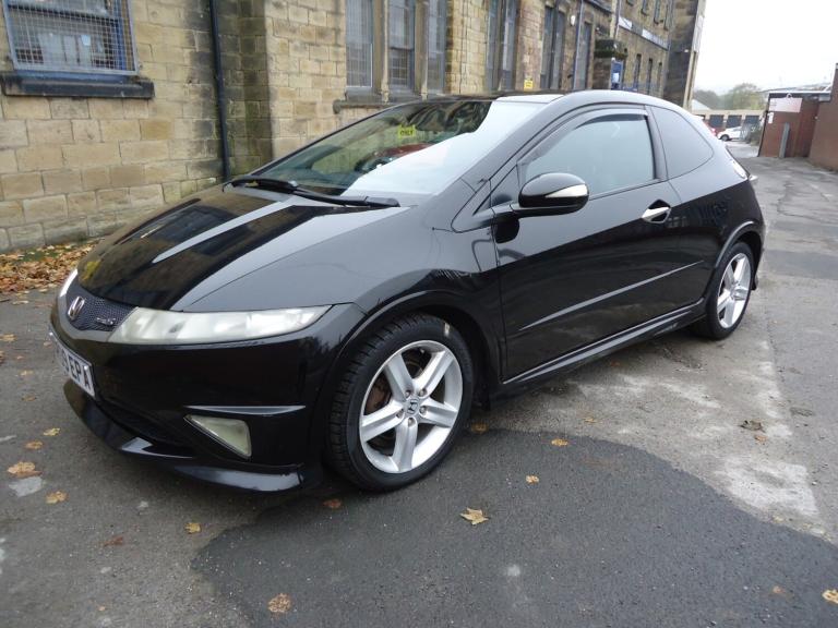 HONDA CIVIC 1.8 i-VTEC Type S GT Black Manual Petrol 2009
