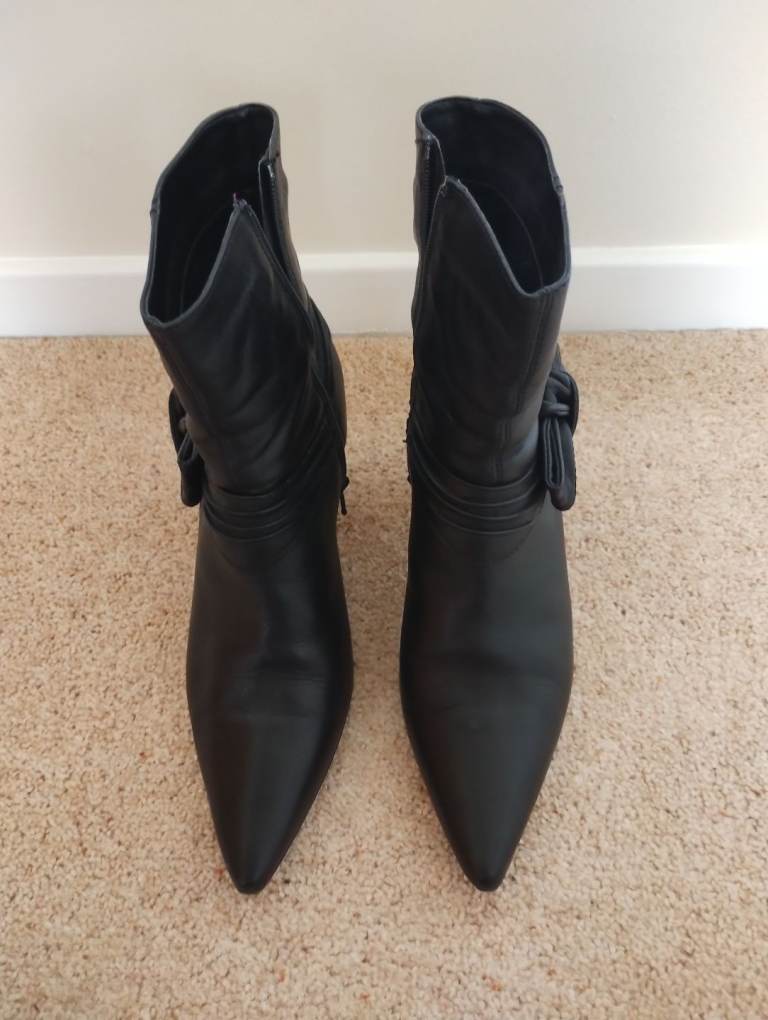 Next Leather Ankle Boots Size 6 1/2