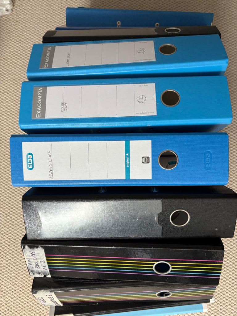  Various Lever Arch Folders