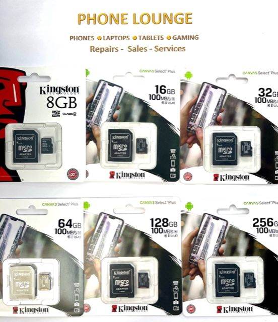 Micro SD Memory Cards 8, 16, 32, 64, 128, 256 GB suitable for mobile/laptops/camera/other devices