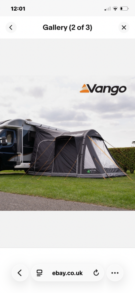 Vango Motorhome Awning - Good Condition