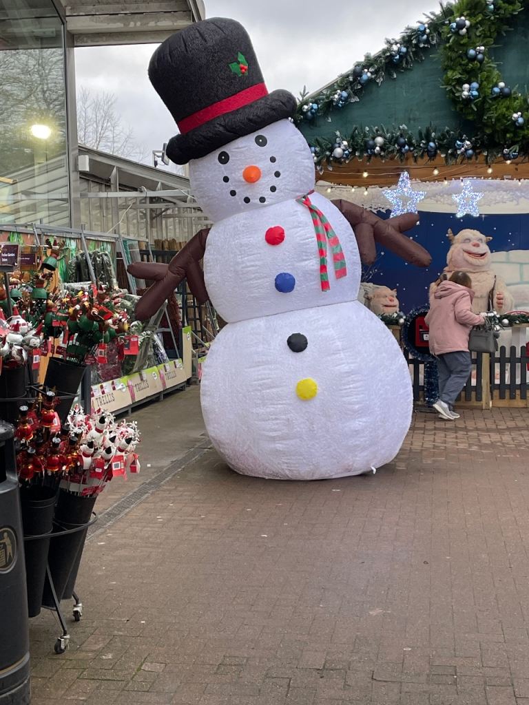 Large Inflatable Snowman 