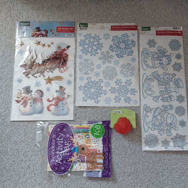 Christmas Decorations stickers bundle and gif