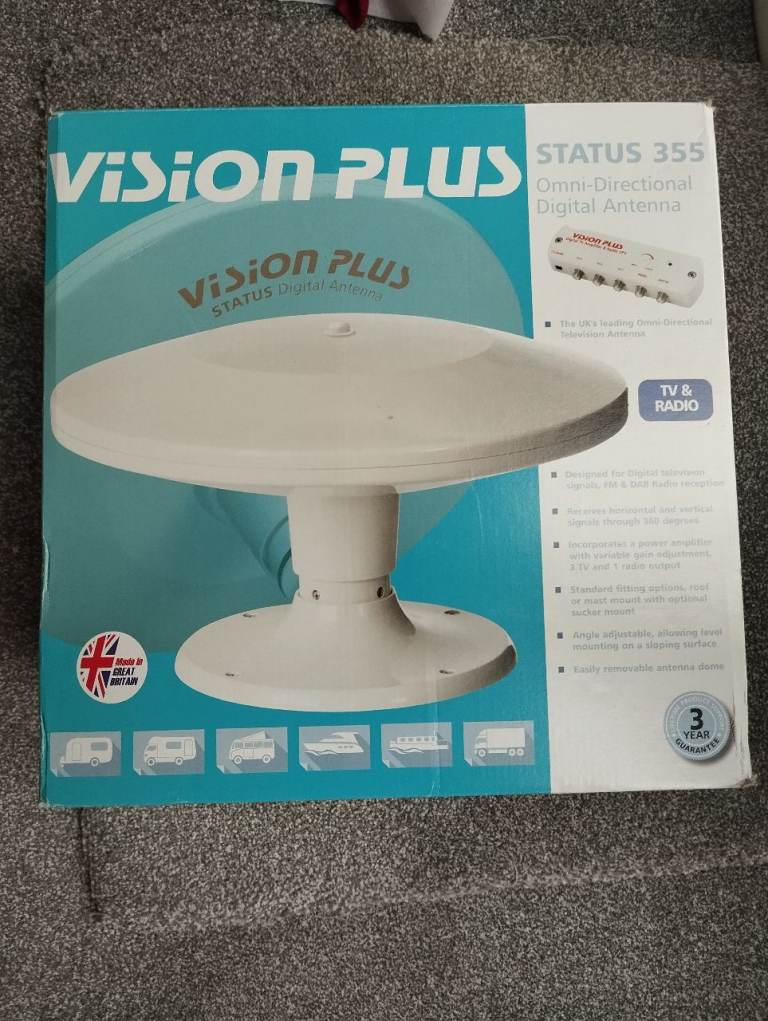 Brand New vision plus status 355 digital antenna  aerial for caravan or campervan