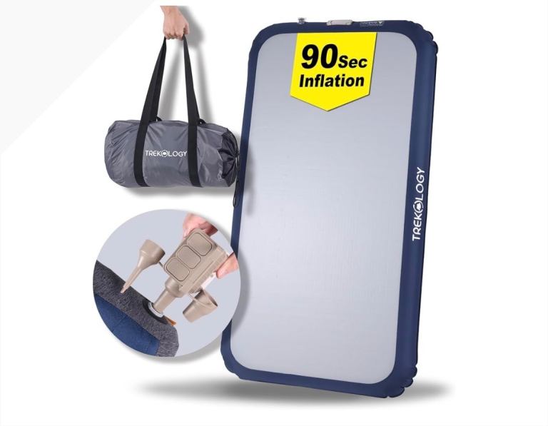 Trekology Portable Twin-Size Air Bed – Inflatable, New