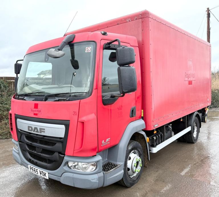 2015 DAF LF45,150 GRP BOX VAN 7.5 TON CANTILEVER TAIL-LIFT MANUAL GEARS EURO-6