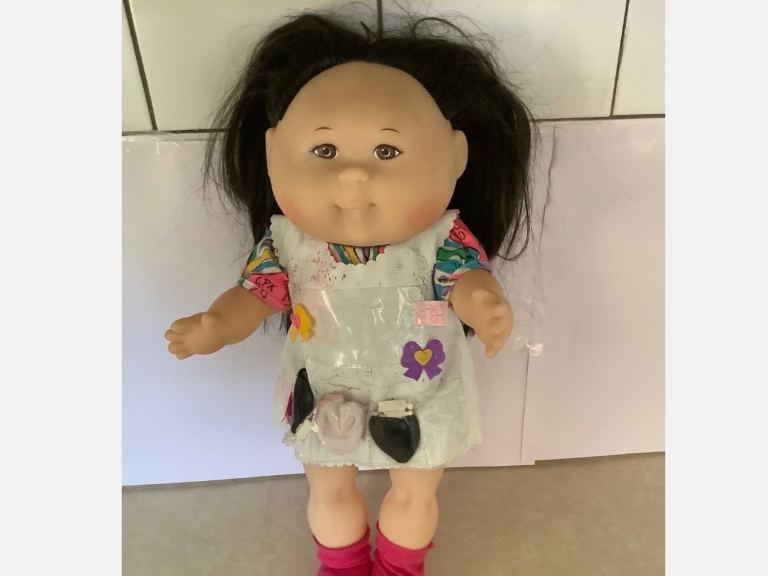 Vintage Cabbage Patch Mattel Paintin’ Faces Kid Doll 1988
