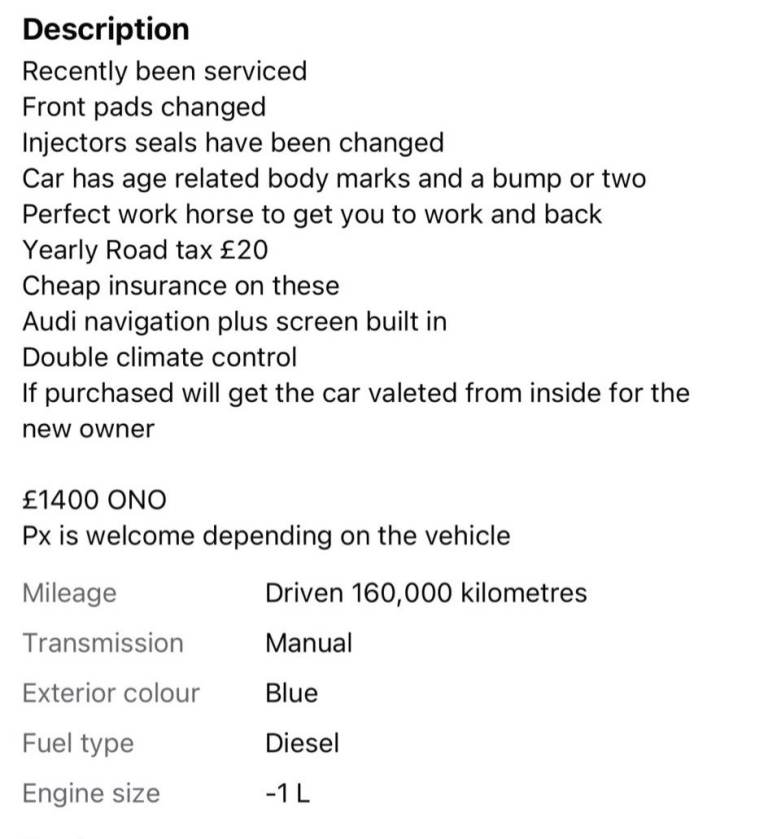 Audi, A3, Hatchback, 2012, Manual, 1598 (cc), 5 doors