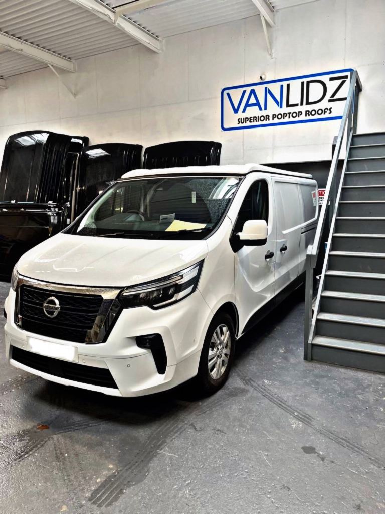 POPTOP ROOF SYSTEMS FITTED BY VAN-LIDZ. VIVARO / TRAFIC / PRIMASTAR / NV300 LWB