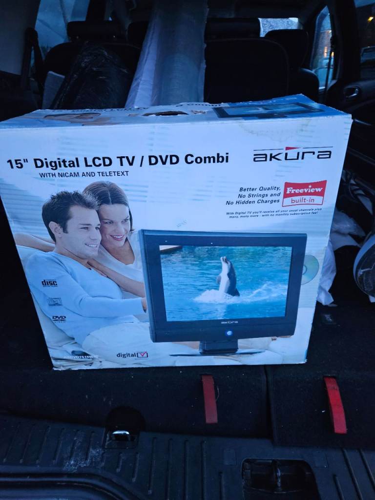 Akura 15" combi tv 