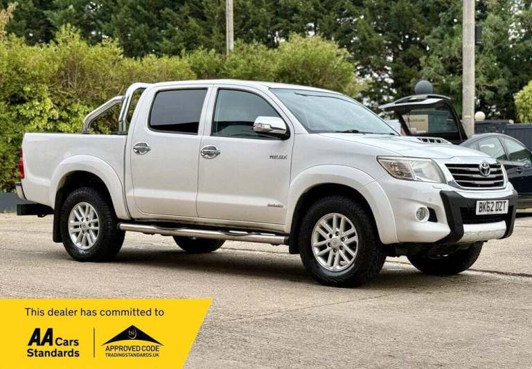 2012 Toyota Hilux Invincible D/Cab Pick Up 3.0 D-4D 4WD 171 Auto PICK UP DIESEL Automatic