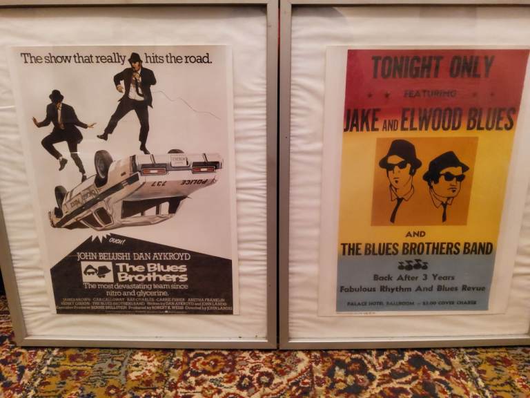 2 x Framed Blues Brothers Colour Posters 20½" x 16½"