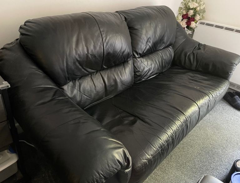 Leather sofa