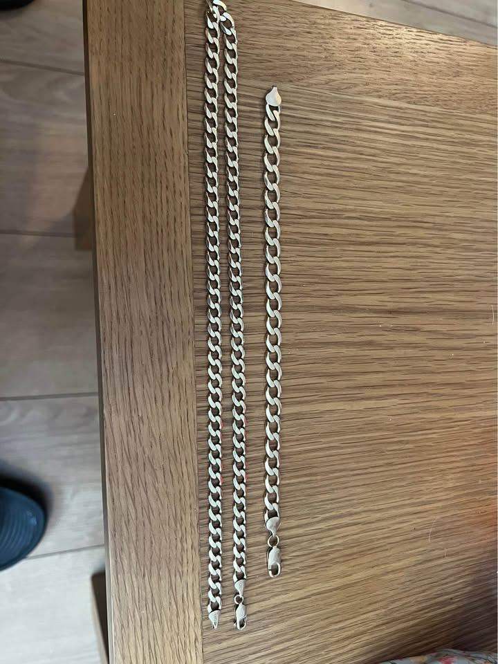 Curb chain yellow gold bracelet 9ct men’s 9’’ hallmarked