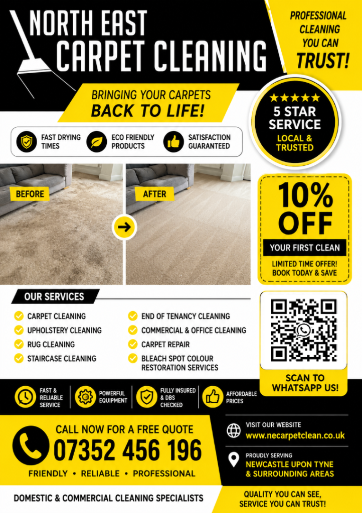 Carpet Cleaner North East Professional Carpet and Upholstery Cleaning Services Newcastle upon Tyne  