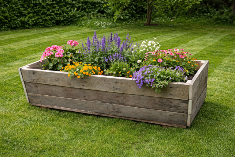 Large Wooden Planter / trough