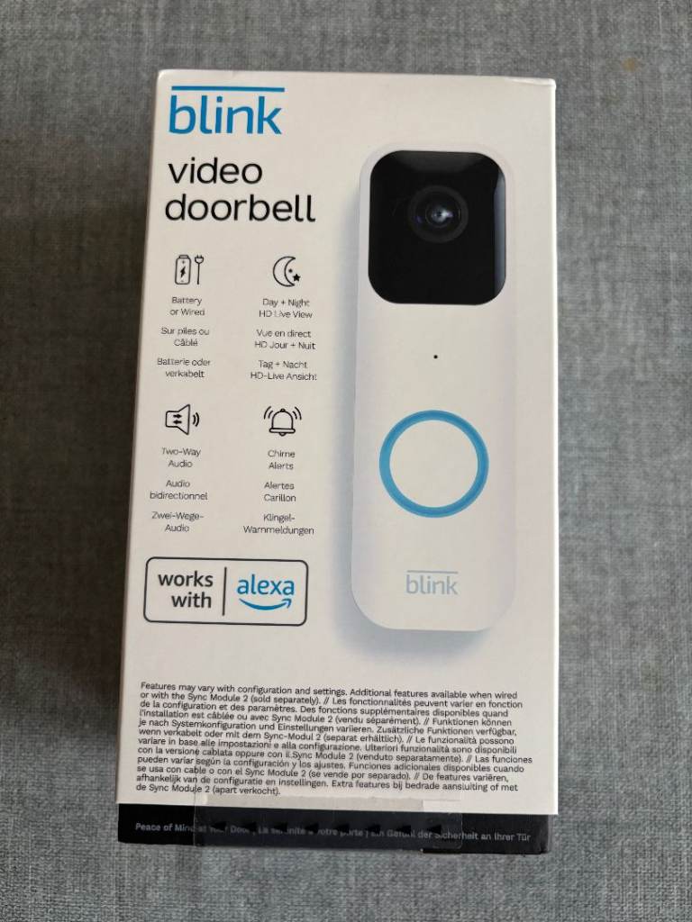 Blink Video Doorbell - New sealed