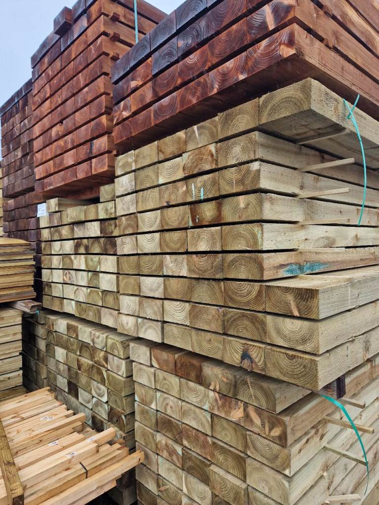 Timber decrotive sleepers 