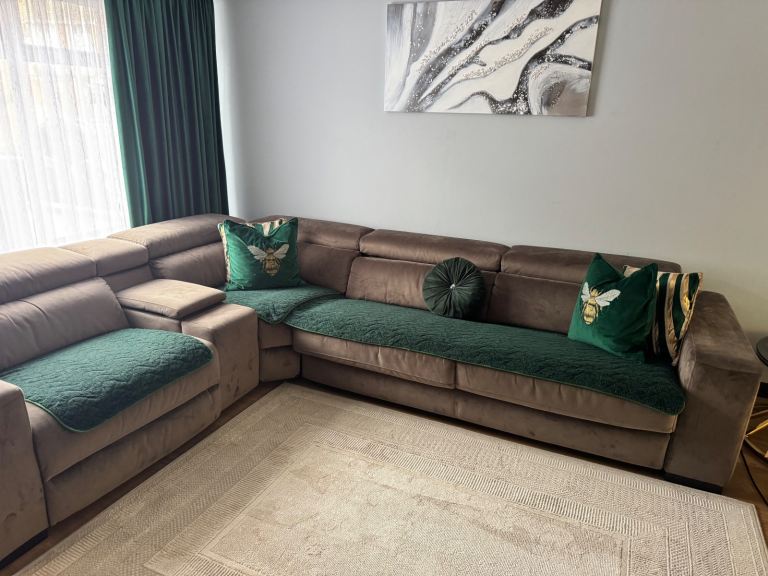 image for DFS Wander Sofa Bed – Corner, Recliner, Console + Armchair – Like New