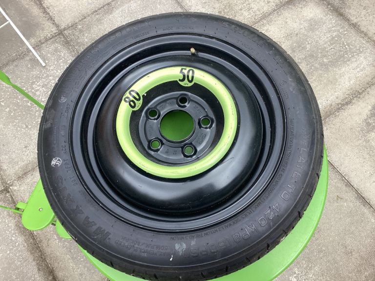 Space saver wheel for Kia venga 1600cc